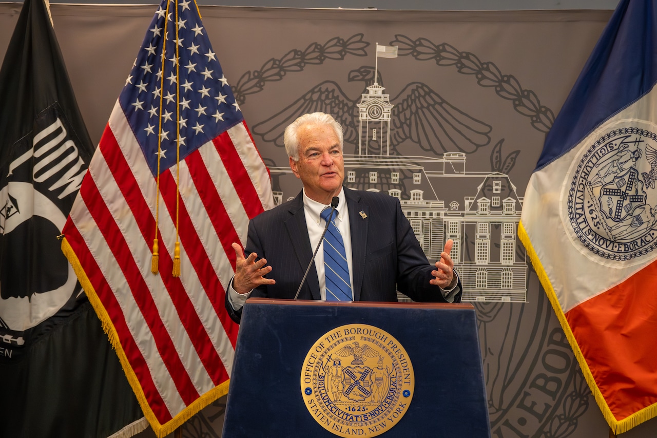 Staten Island Borough Hall menorah lighting 2025
