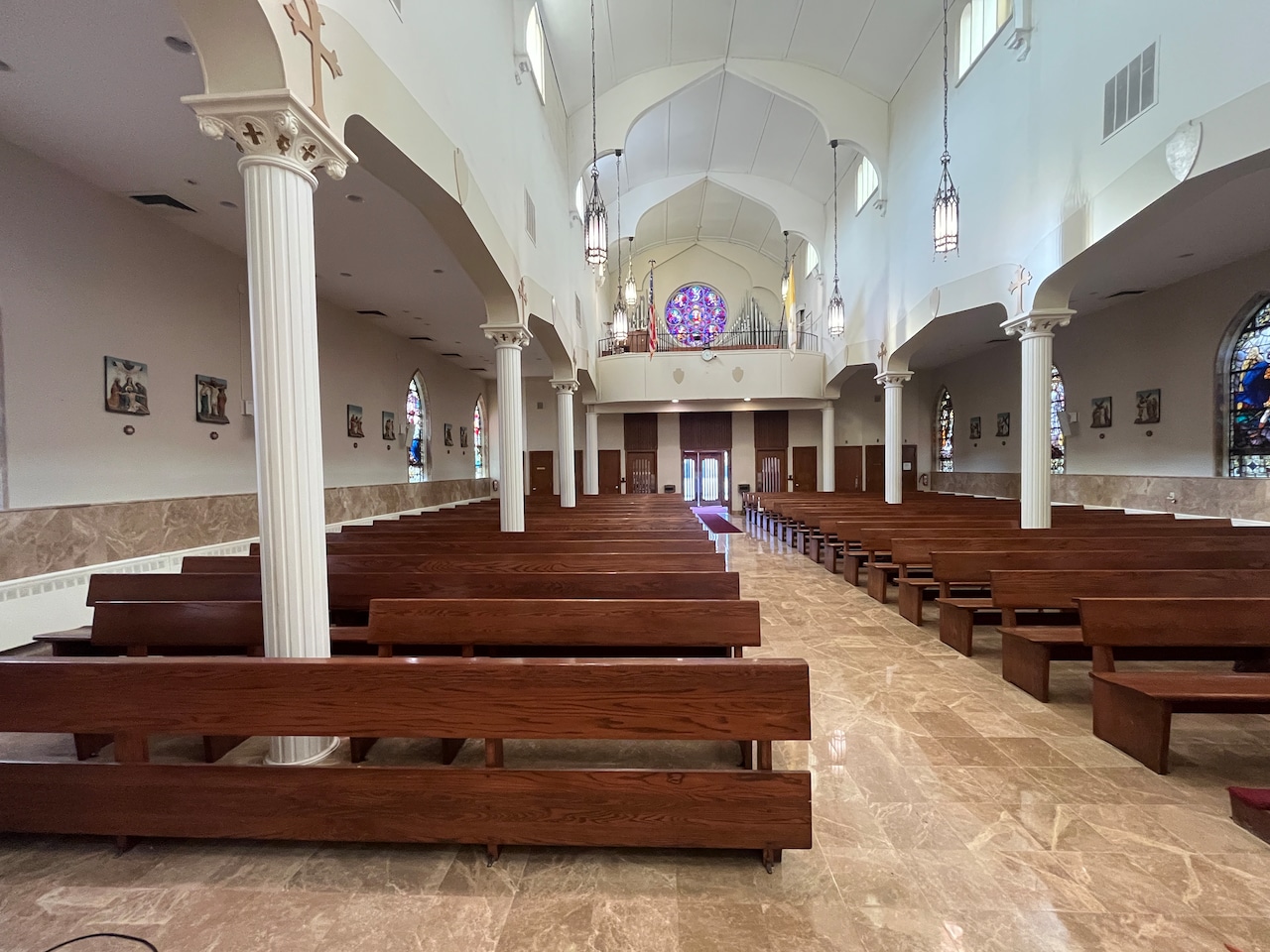 Vandalism at St. Ann's R.C. Church in Dongan Hills