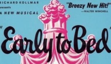 John McWhorter Showcased His Reconstruction of EARLY TO BED at The Triad