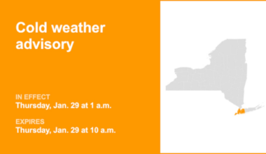 NYC weather: Cold weather advisory for New York City for Thursday – subzero wind chills