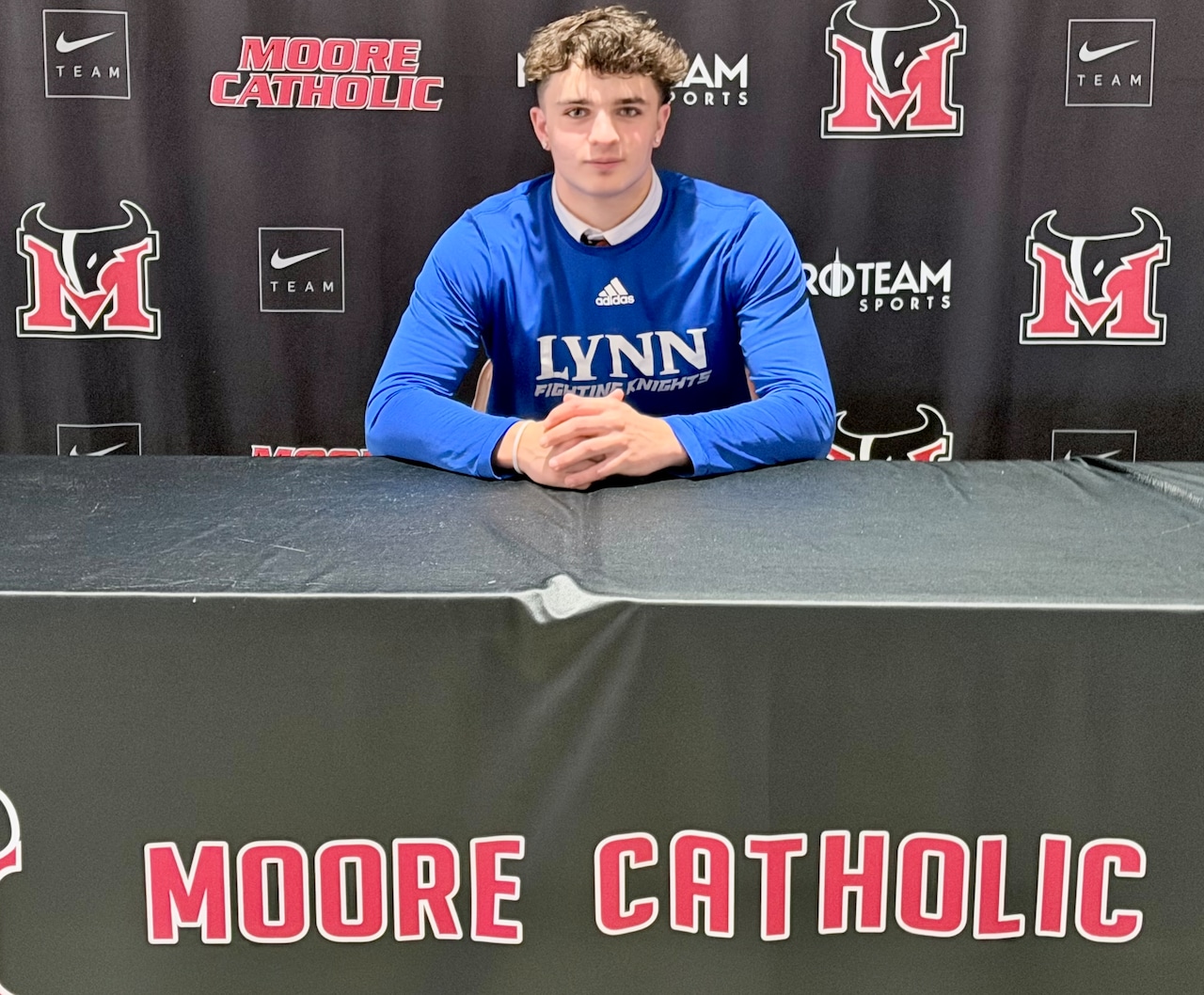 Moore Catholic's Jonny Fareri