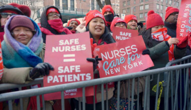 NYC Nurses’ Strike Enters 10th Day; Mayor Mamdani & Sen. Sanders Join Picket Line
