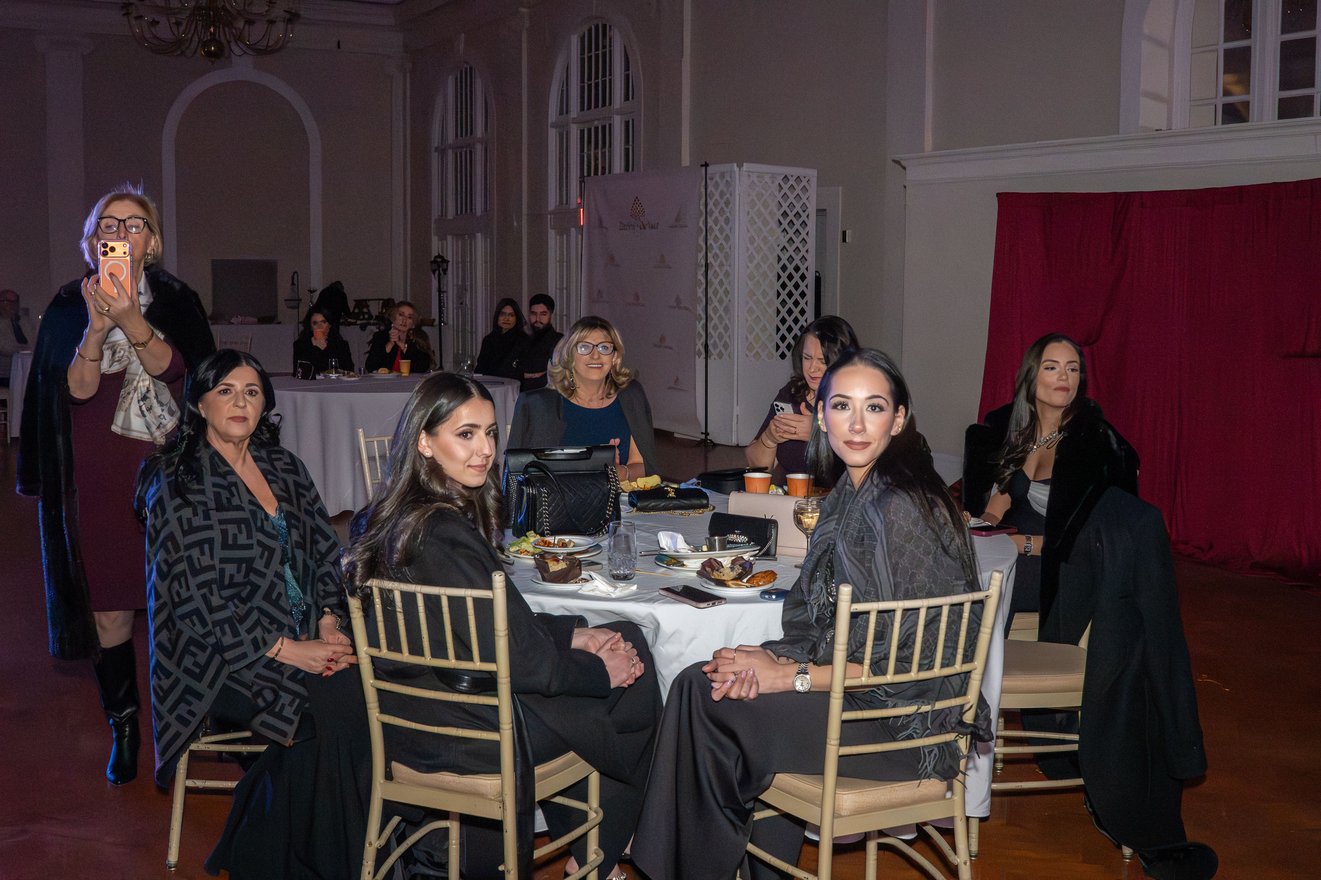 Members of the Albanian organization Zëri Ynë - Our Voice gather at the Grand Colony Hall in Seaview for a fashion show to raise money for the fight against pediatric cancer in Seaview on Saturday, January 24, 2026. (Owen Reiter for the Advance/SILive.com)