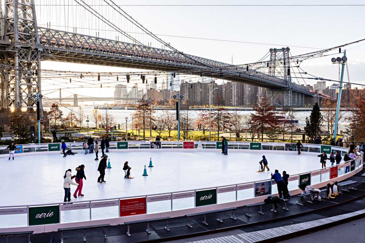 SKATE at Domino Park rolls out free winter 2026 programming • Brooklyn Paper