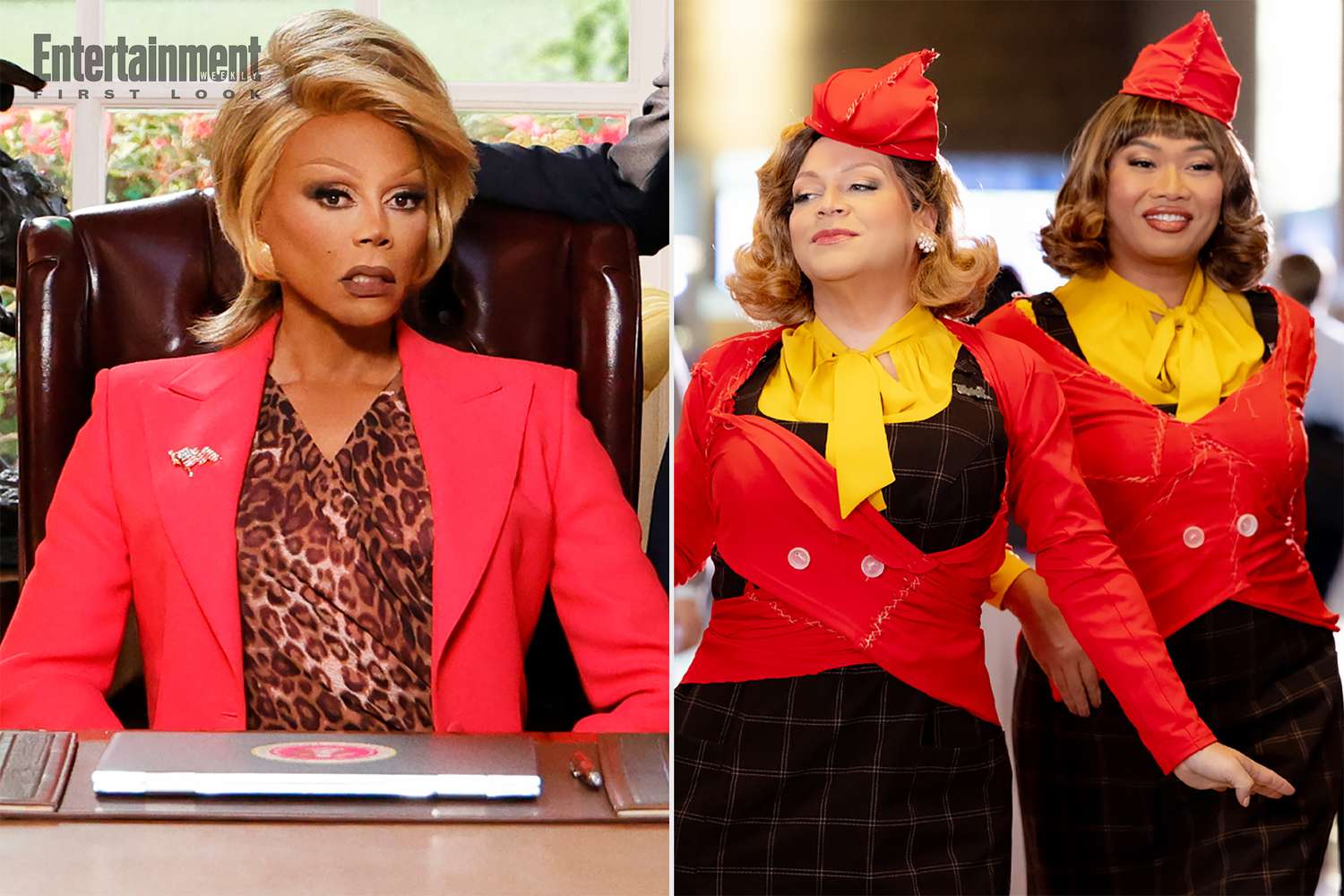 RuPaul is president in first look at 'Drag Race' queens in 'Stop! That! Train!'