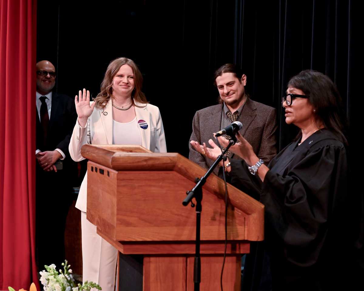 Kayla Santosuosso sworn in as District 47’s first female council member • Brooklyn Paper