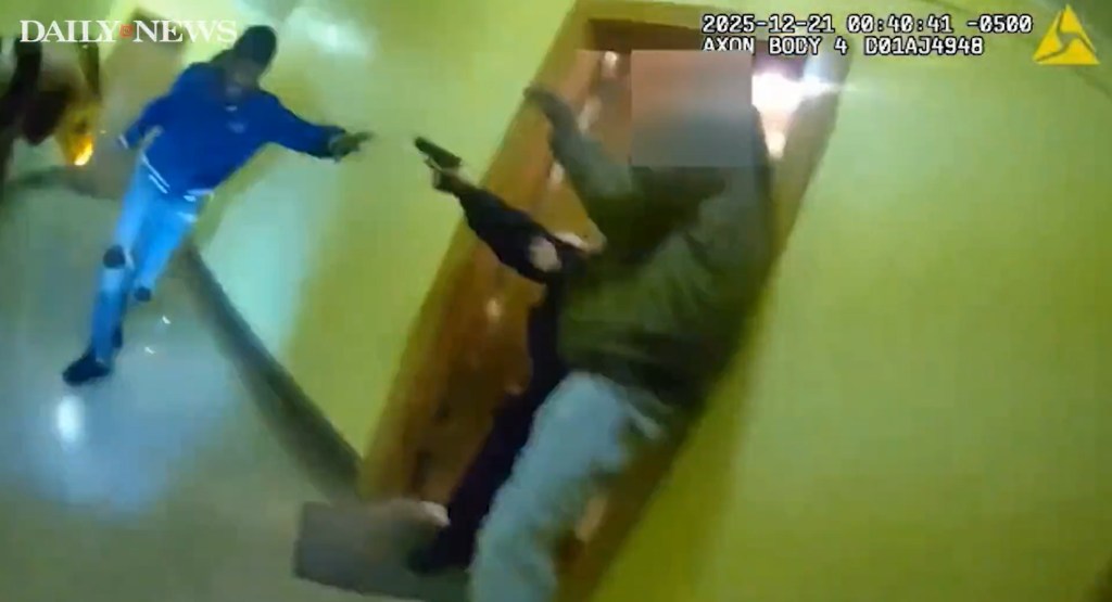 Queens man with boxcutter charged cops before officers fired