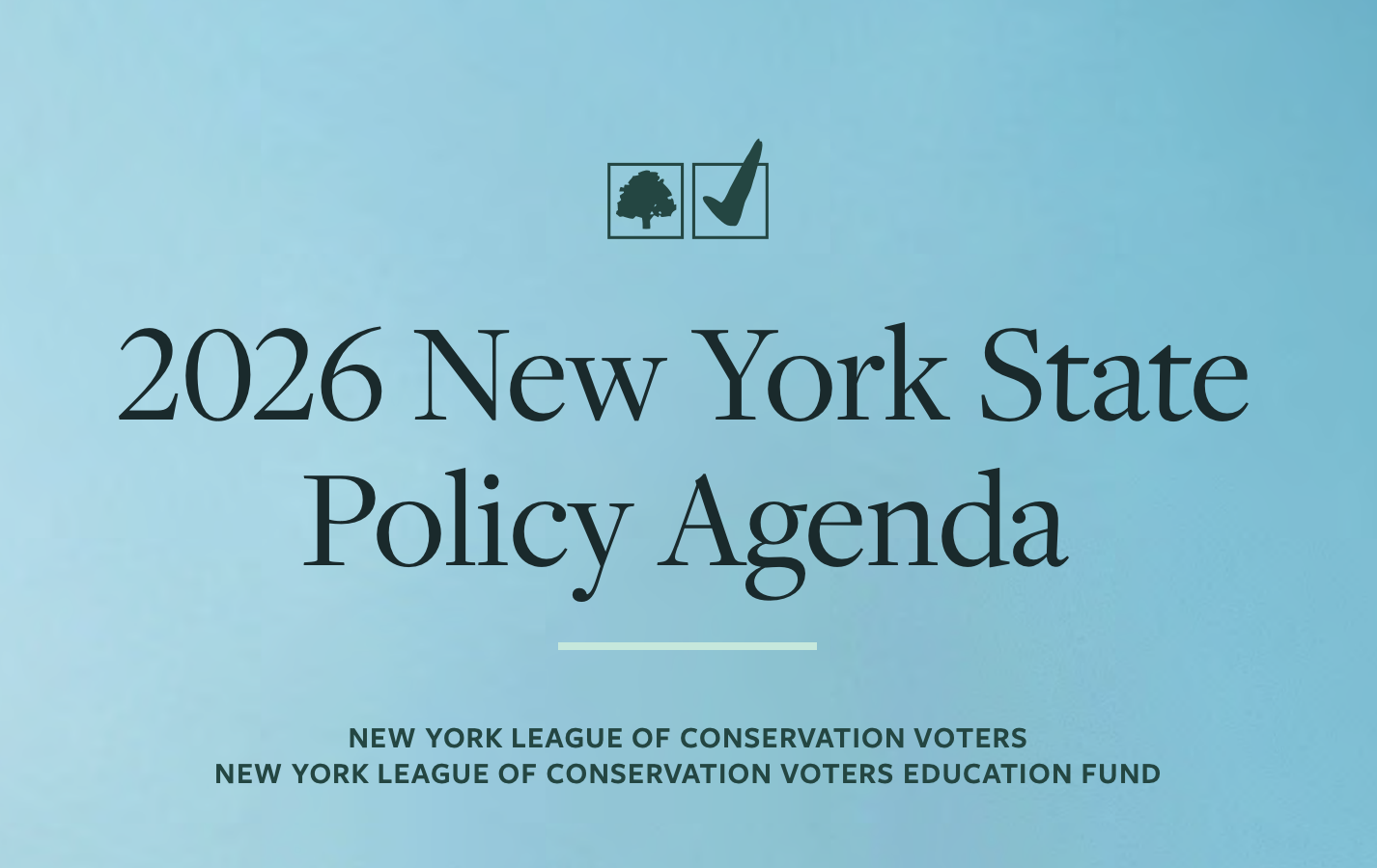 NYLCV/EF Announces 2026 State Policy Agenda