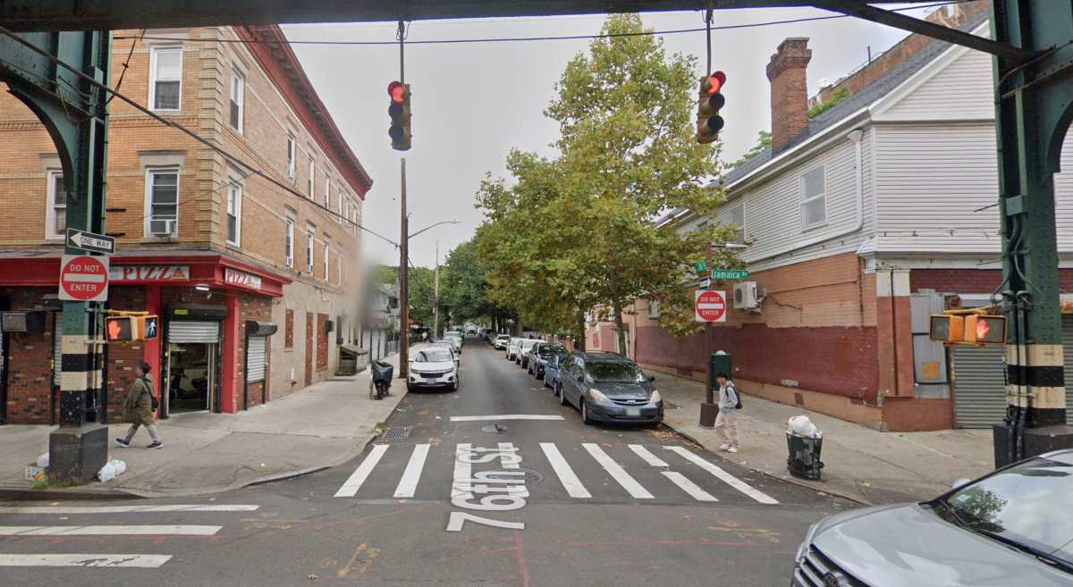 Scene of Queens murder