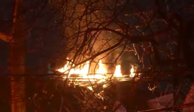 Dozens without power after overhead wires catch fire in Brooklyn