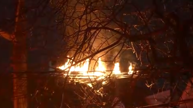 Dozens without power after overhead wires catch fire in Brooklyn