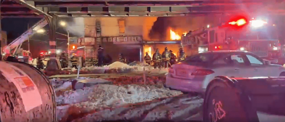 Allerton: FDNY Tackling “All Hands” Early Morning Adee Ave Fire, No Injuries To Date