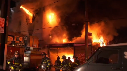 FDNY challenged by extreme cold and snow while battling Bronx blaze