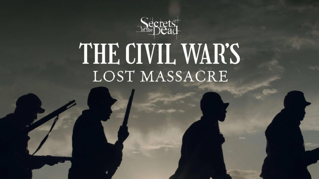 Four Cicvil War actors in silhouette with the show logo