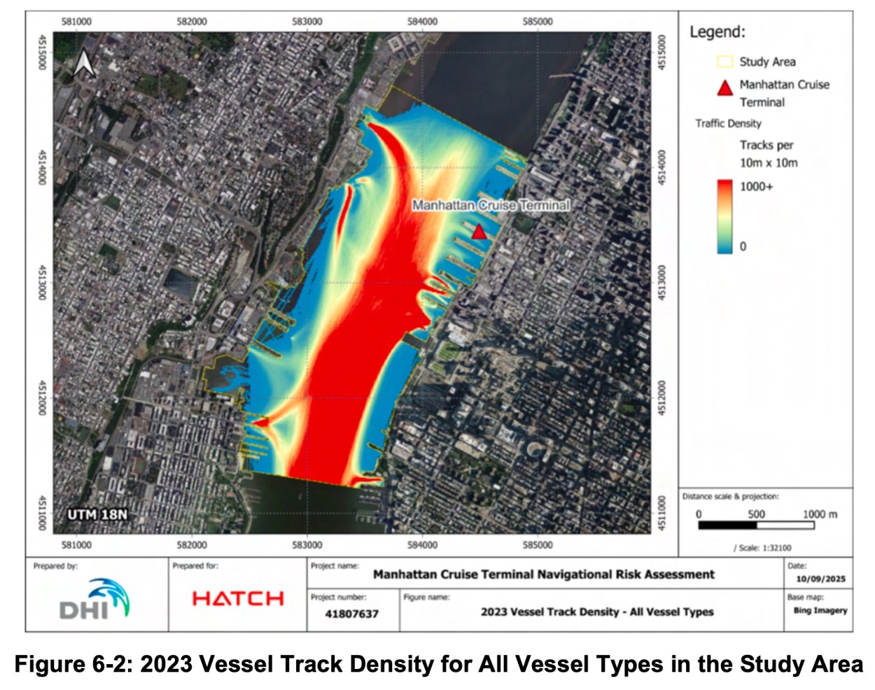 Navigation Report Manhattan Cruise Terminal EDC