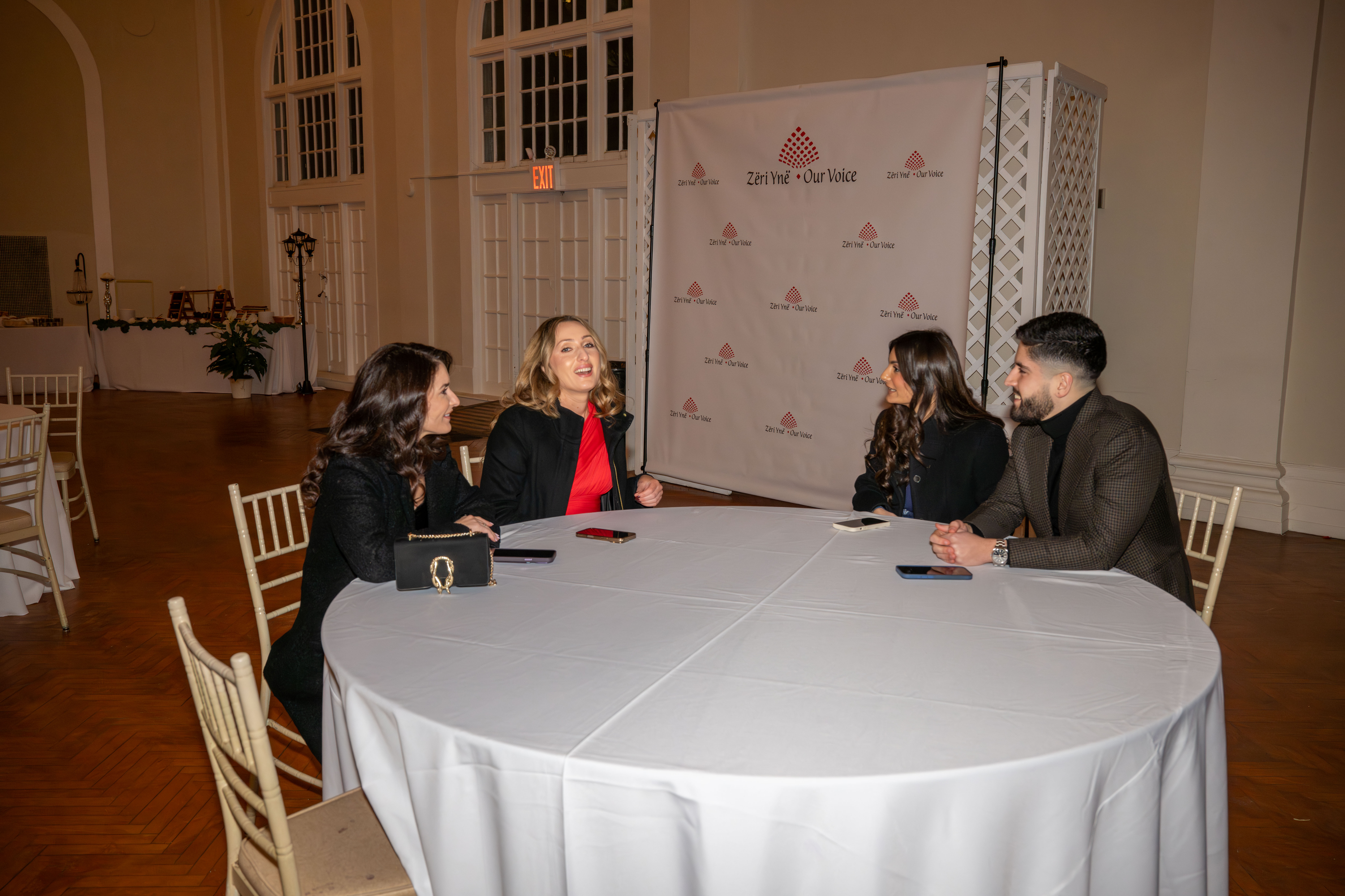 Members of the Albanian organization Zëri Ynë - Our Voice gather at the Grand Colony Hall for a fashion show to raise money for the fight against pediatric cancer in Seaview on Saturday, January 24, 2026. (Owen Reiter for the Advance/SILive.com)