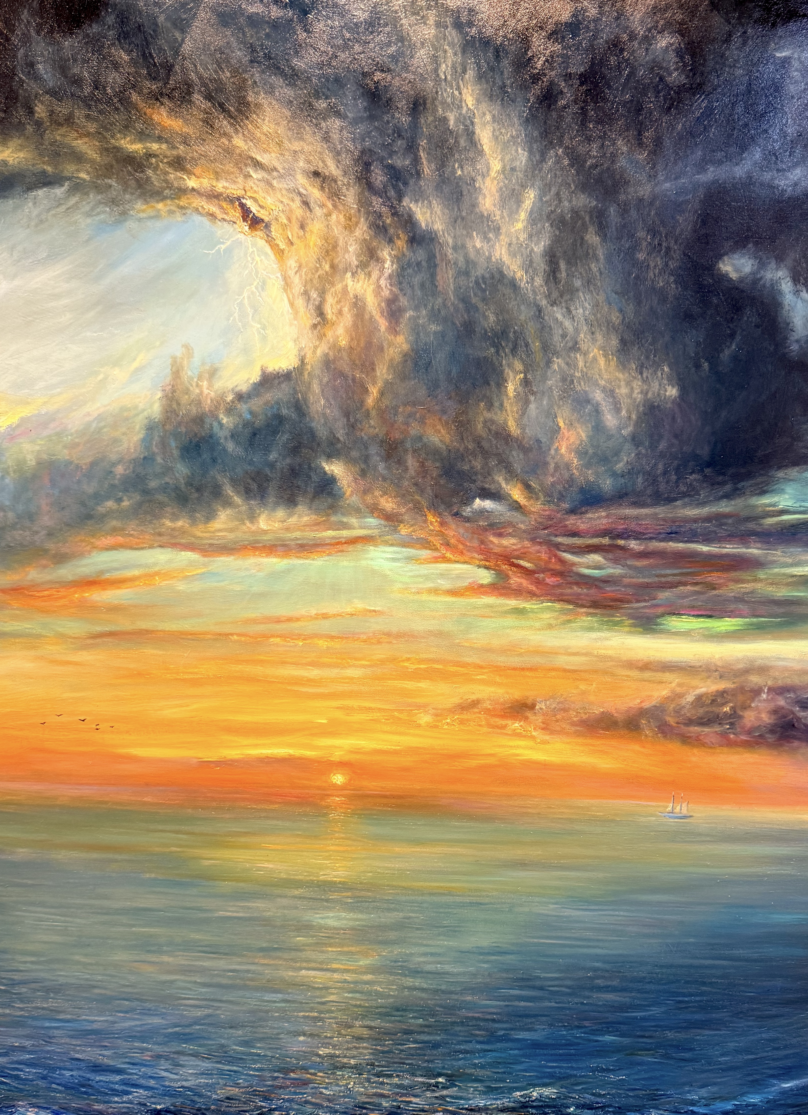 “Clarity After the Storm” by Norma Cuevas White. (Photo courtesy...