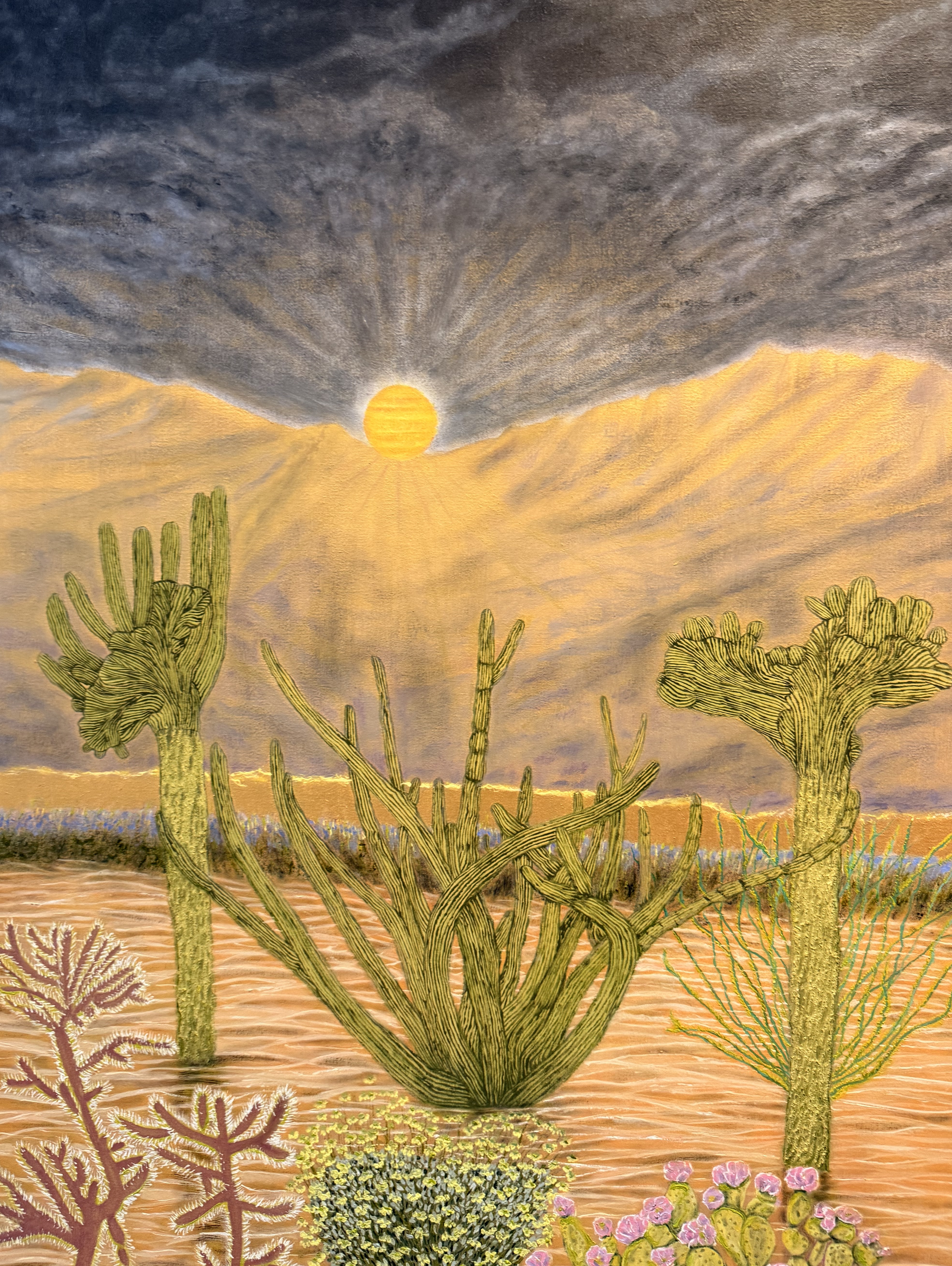 “Rage Against the Dying Light” by Eileen Oda Leaf. (Photo...