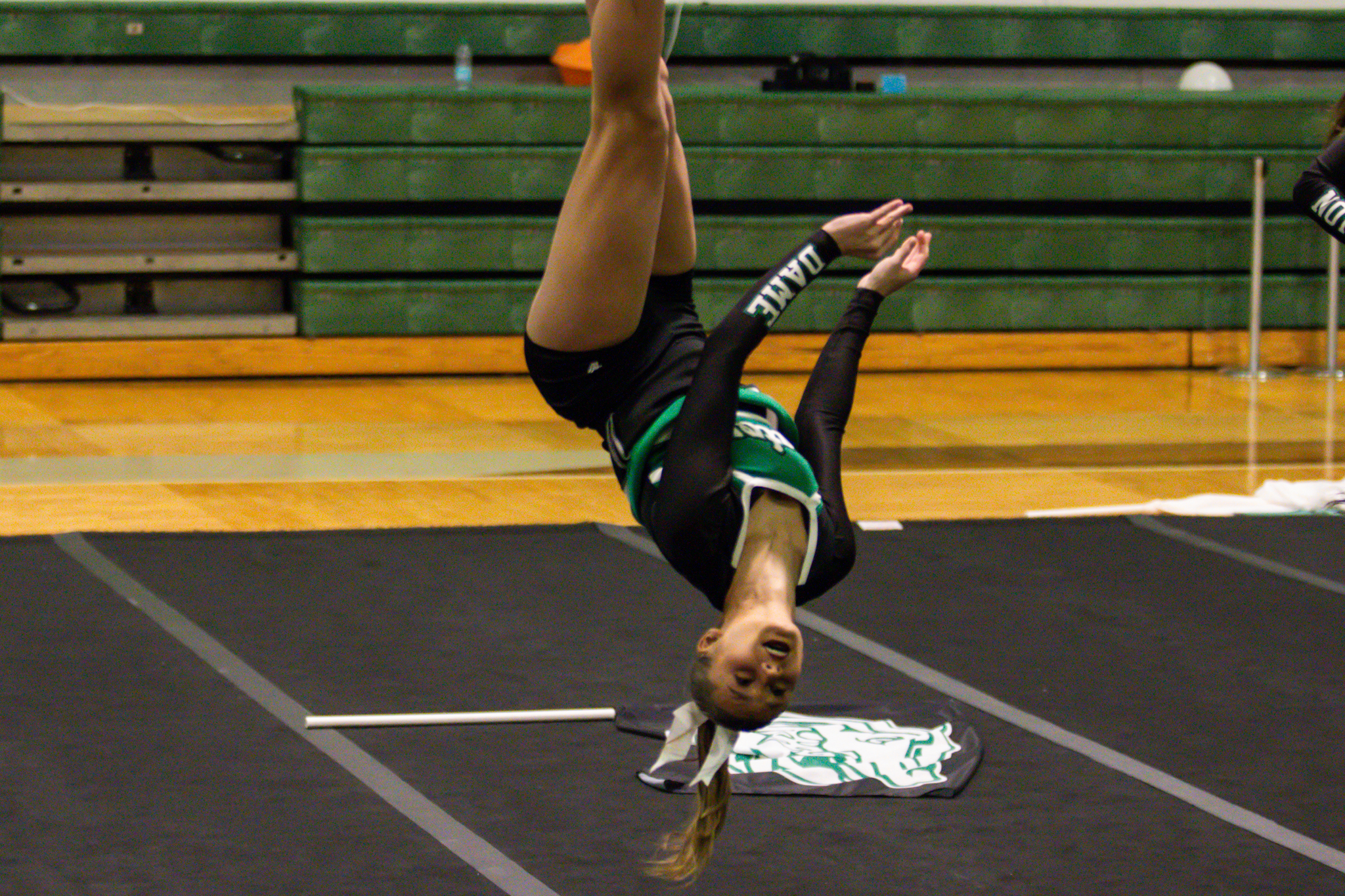 The event featured performances from four of the Staten Island teams competing in the National High School Cheerleading Competition this weekend along with the Seahawks showing off its routine. (Annie DeBiase for the Advance/SILive.com)