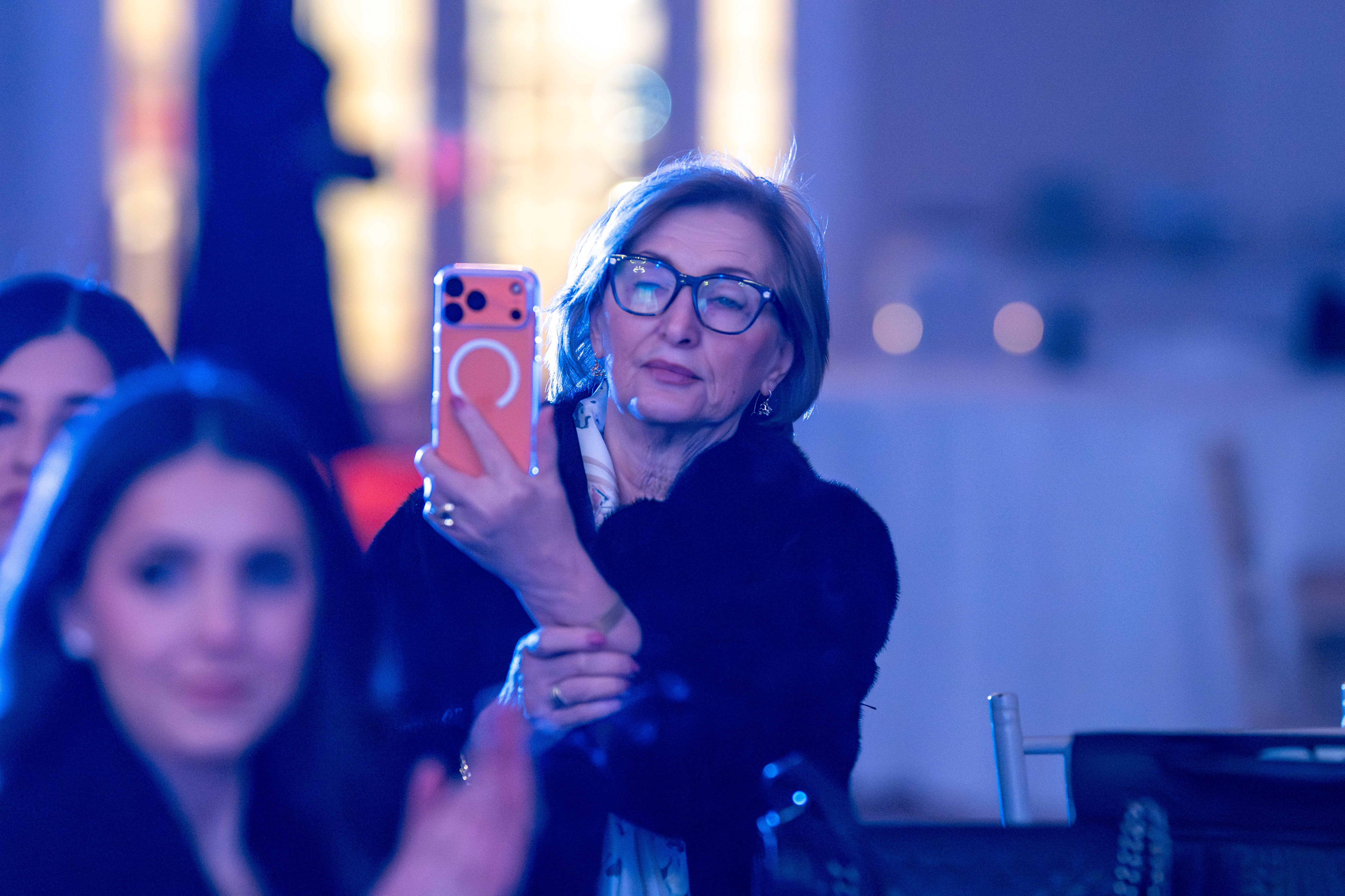 Members of the Albanian organization Zëri Ynë - Our Voice gather at the Grand Colony Hall for a fashion show to raise money for the fight against pediatric cancer in Seaview on Saturday, January 24, 2026. (Owen Reiter for the Advance/SILive.com)