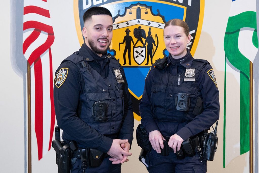 NYPD cop saves second baby from choking — again he's at right place, right time
