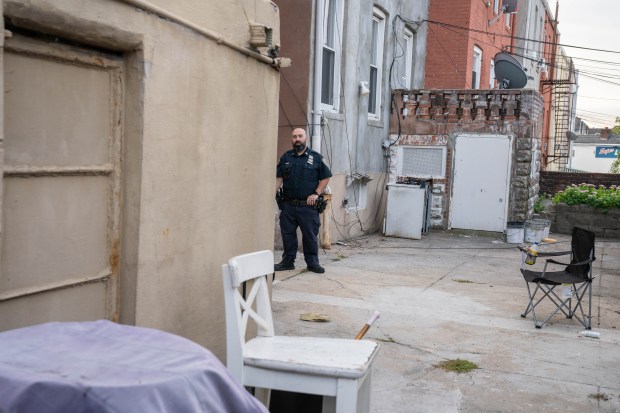 Dashanna Donovan was pronounced dead on scene after she was found unconscious and unresponsive with a gunshot wound to the head inside the basement of a residence on 96th St. in Queens on Friday, Sept. 12, 2025. (Theodore Parisienne / New York Daily News)