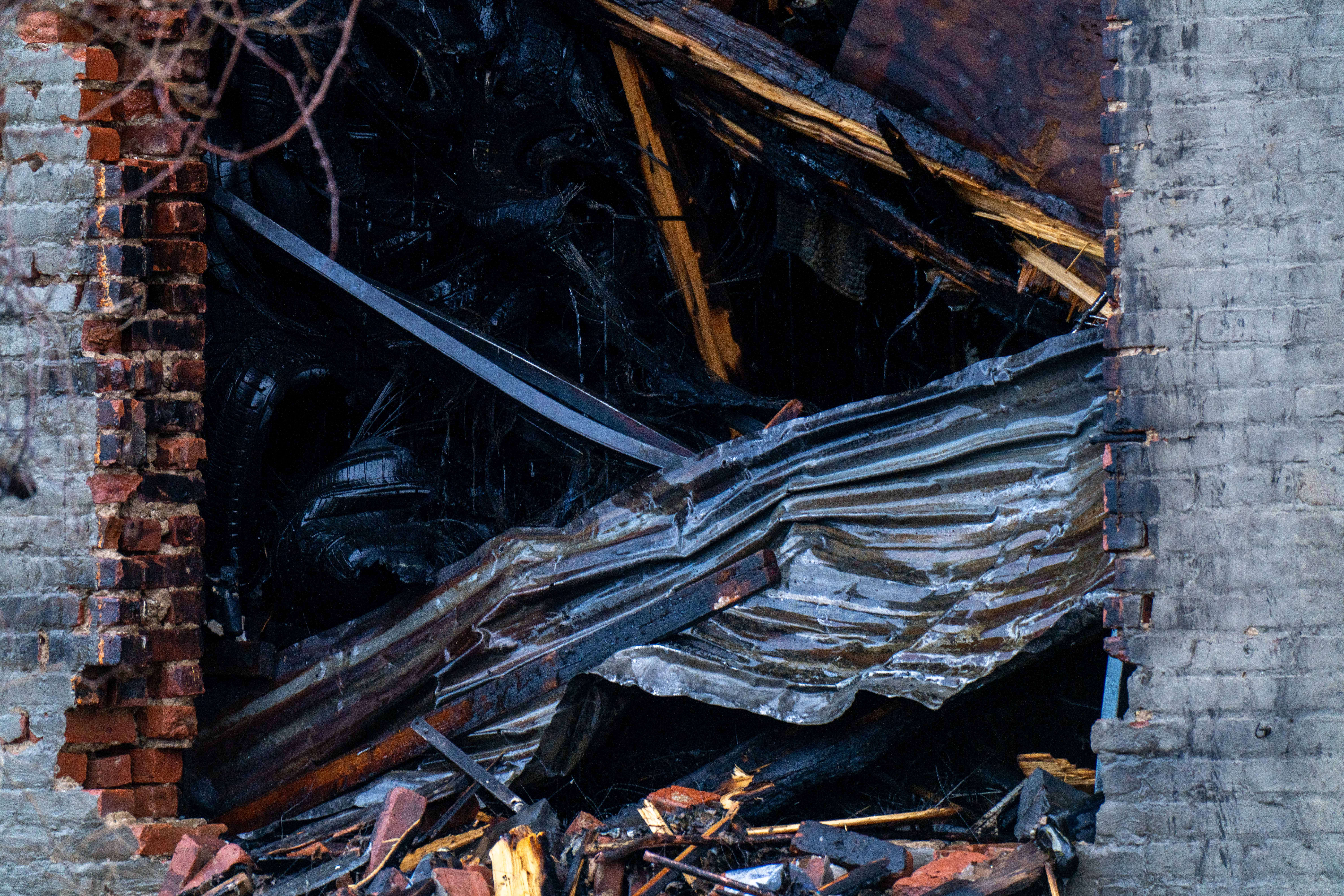 Ten people, including four firefighters suffered injuries after a three-alarm...