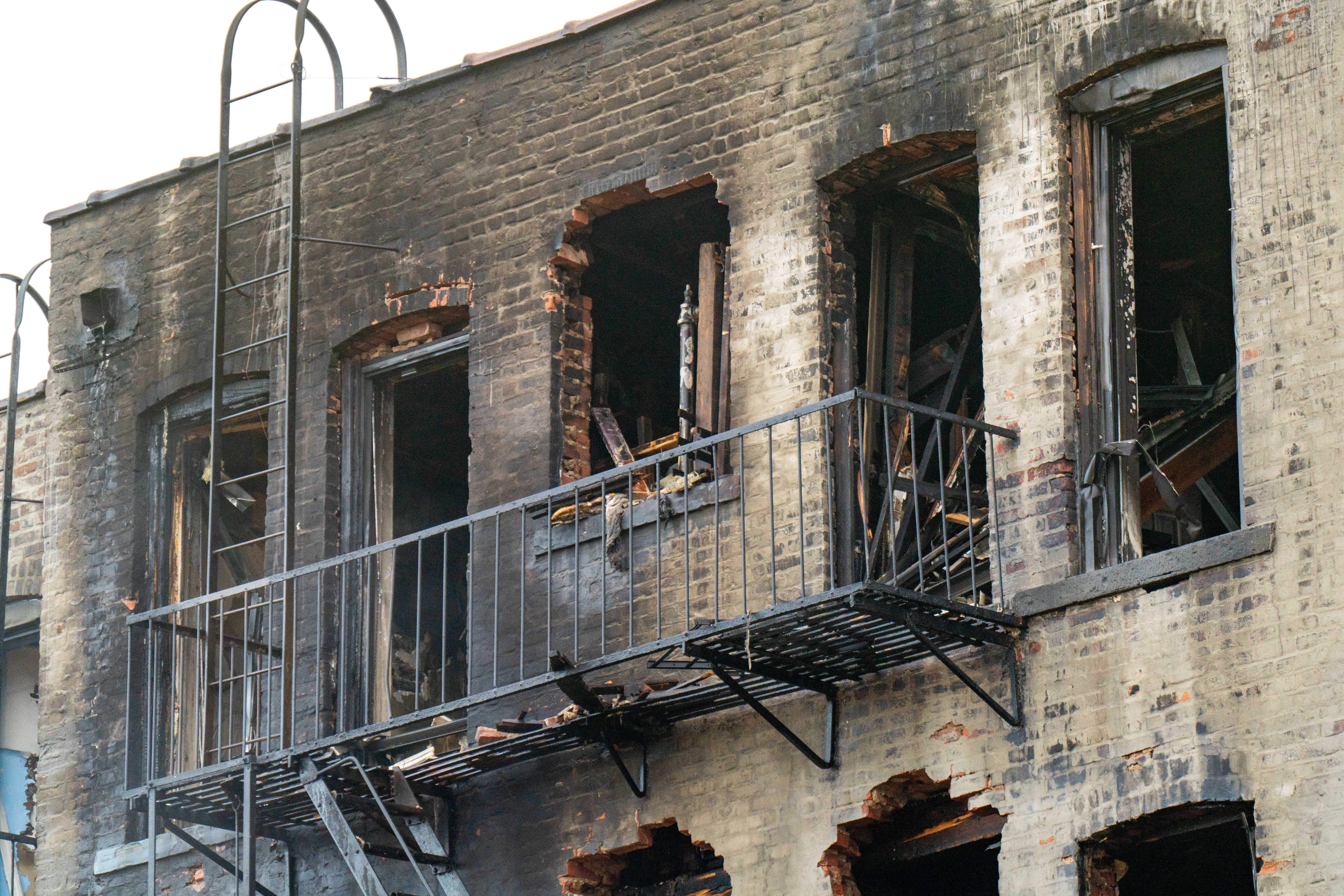 Ten people, including four firefighters suffered injuries after a three-alarm...