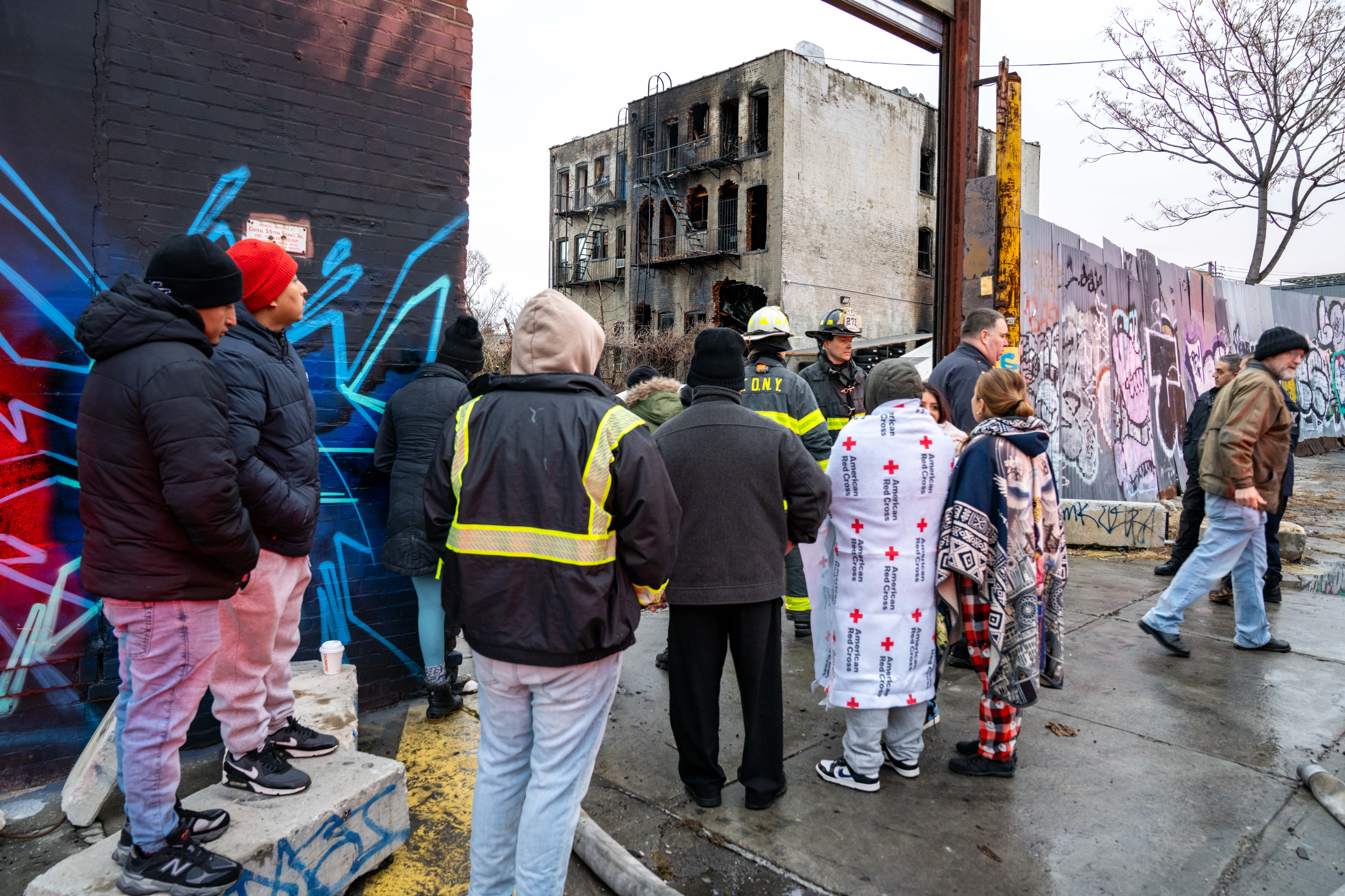 Ten people, including four firefighters suffered injuries after a three-alarm...