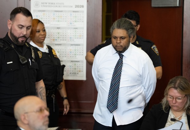 Randy Santos appears in court Tuesday, January 27, 2026  in Manhattan, New York, New York. (Barry Williams/ New York Daily News)