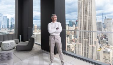 Celebrity real estate agent Ryan Serhant in Manhattan.