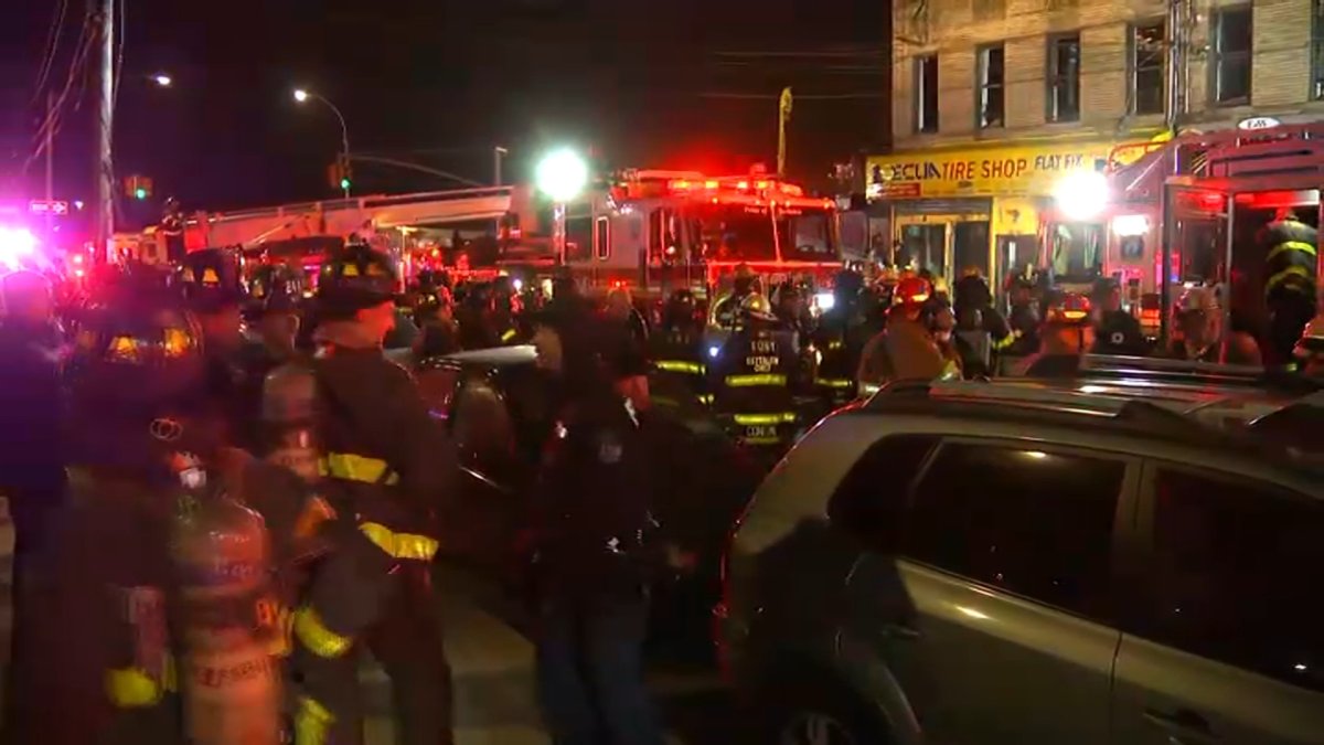 Queens fire in Ridgewood building injures 9, FDNY says – NBC New York