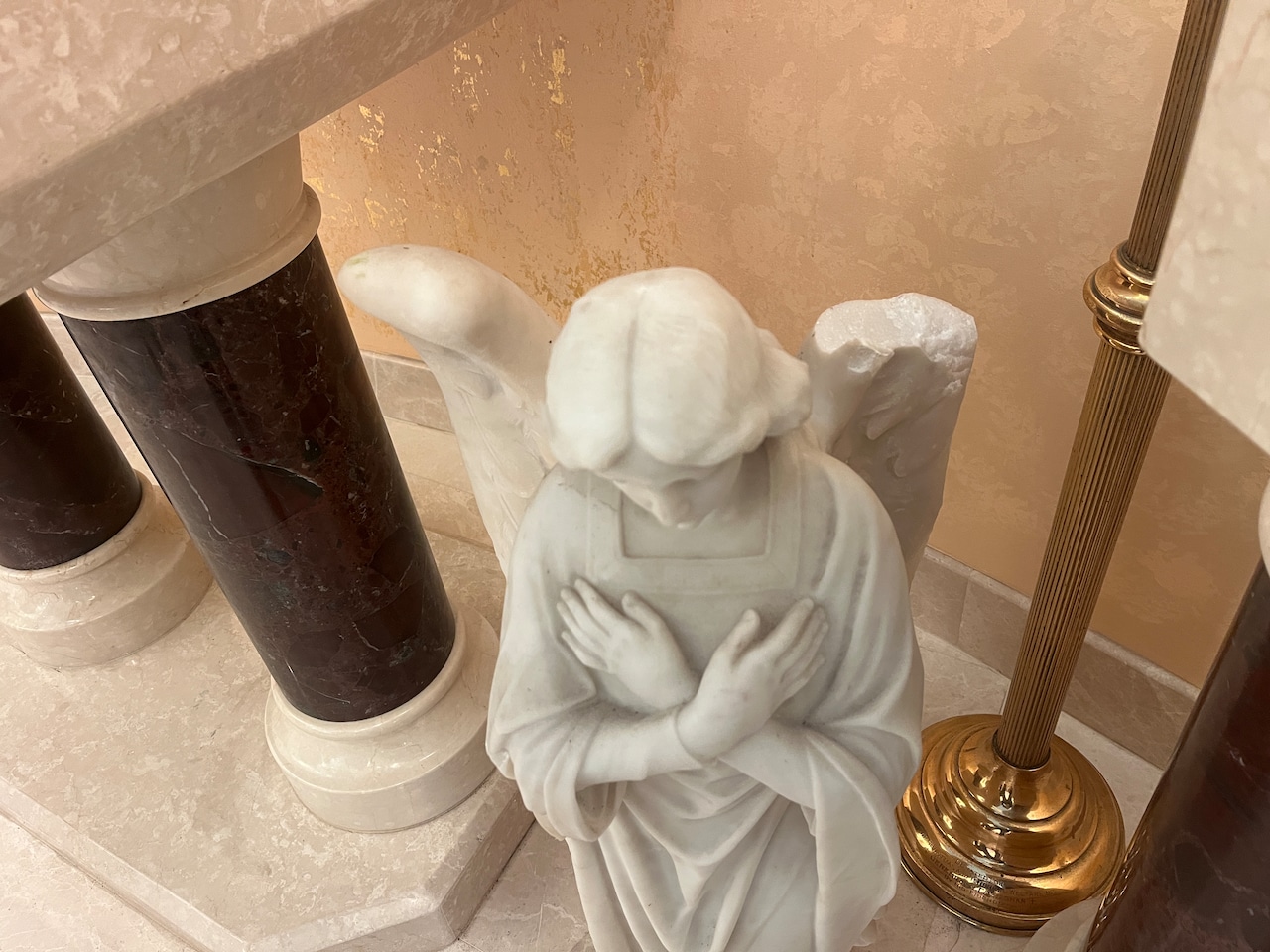 Vandalism at St. Ann's R.C. Church in Dongan Hills