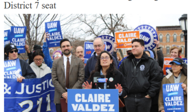 New York State Assembly Member Claire Valdez - A Former Member Of The United Auto Workers, Is Endorsed By UAW International President Shawn Fain & New York City Mayor Zohran Mamdani In Her Run For Congress