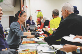 Senior lunches are hosted by the city of Linden