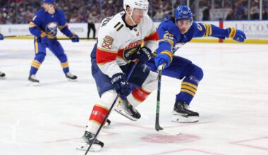 Sabres thoughts: Lessons from Panthers’ reality check, Zach Benson’s promotion, more