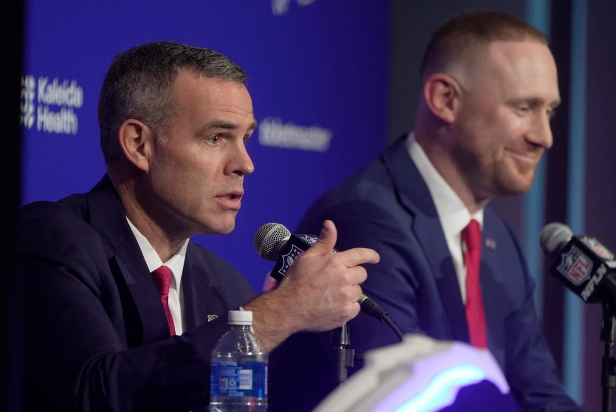 Bills head coach Joe Brady, GM Brandon Beane stress ‘alignment’ in introduction