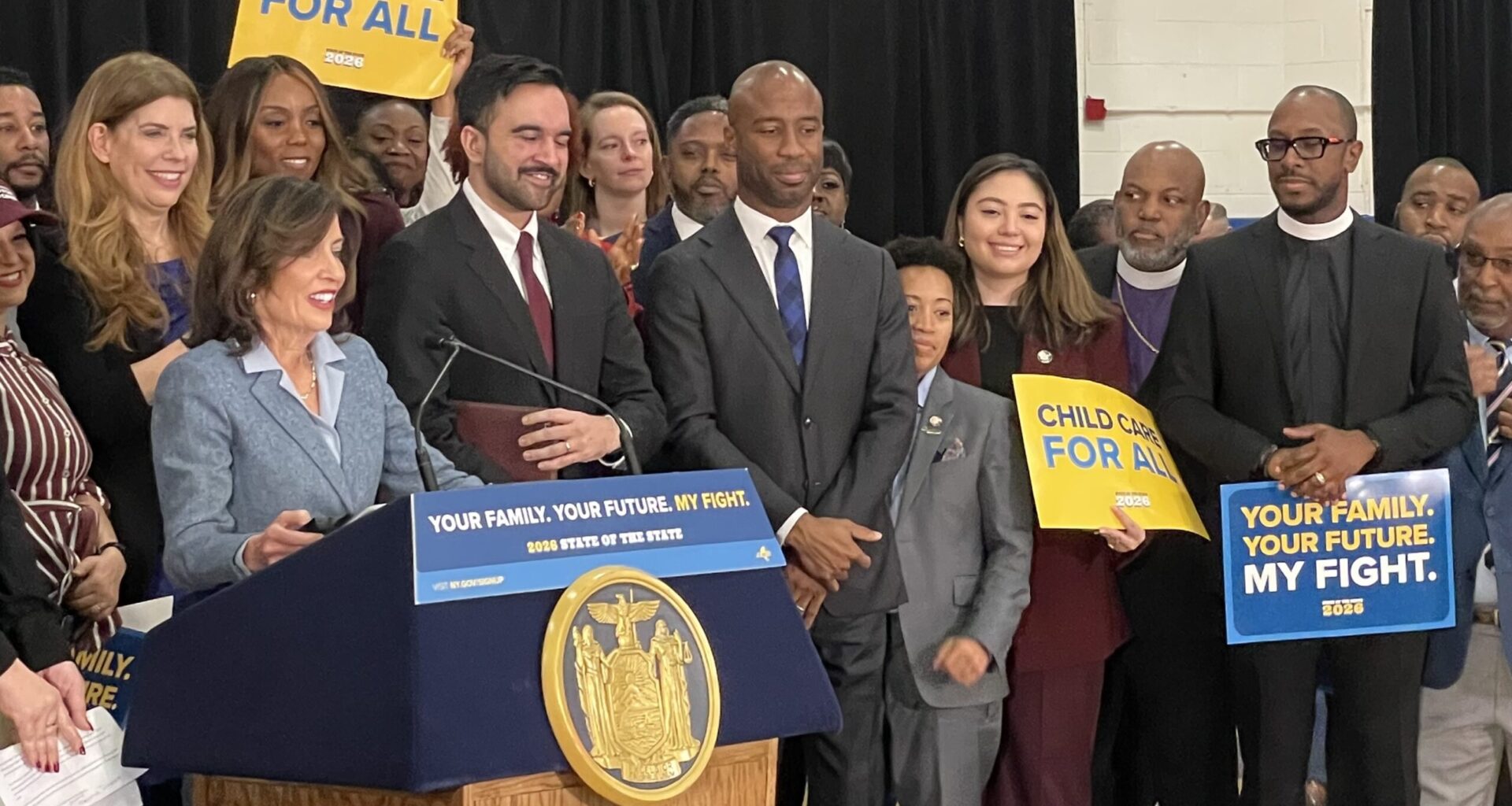 Gov. Kathy Hochul and NYC Mayor Zohran Mamdani. Photo: Office of State Senator Kristen Gonzalez