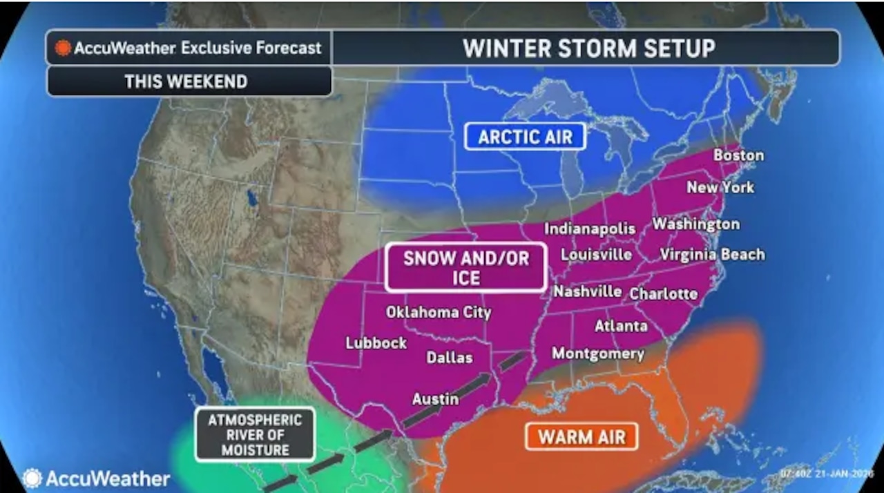 Major winter storms sweeps across the U.S.