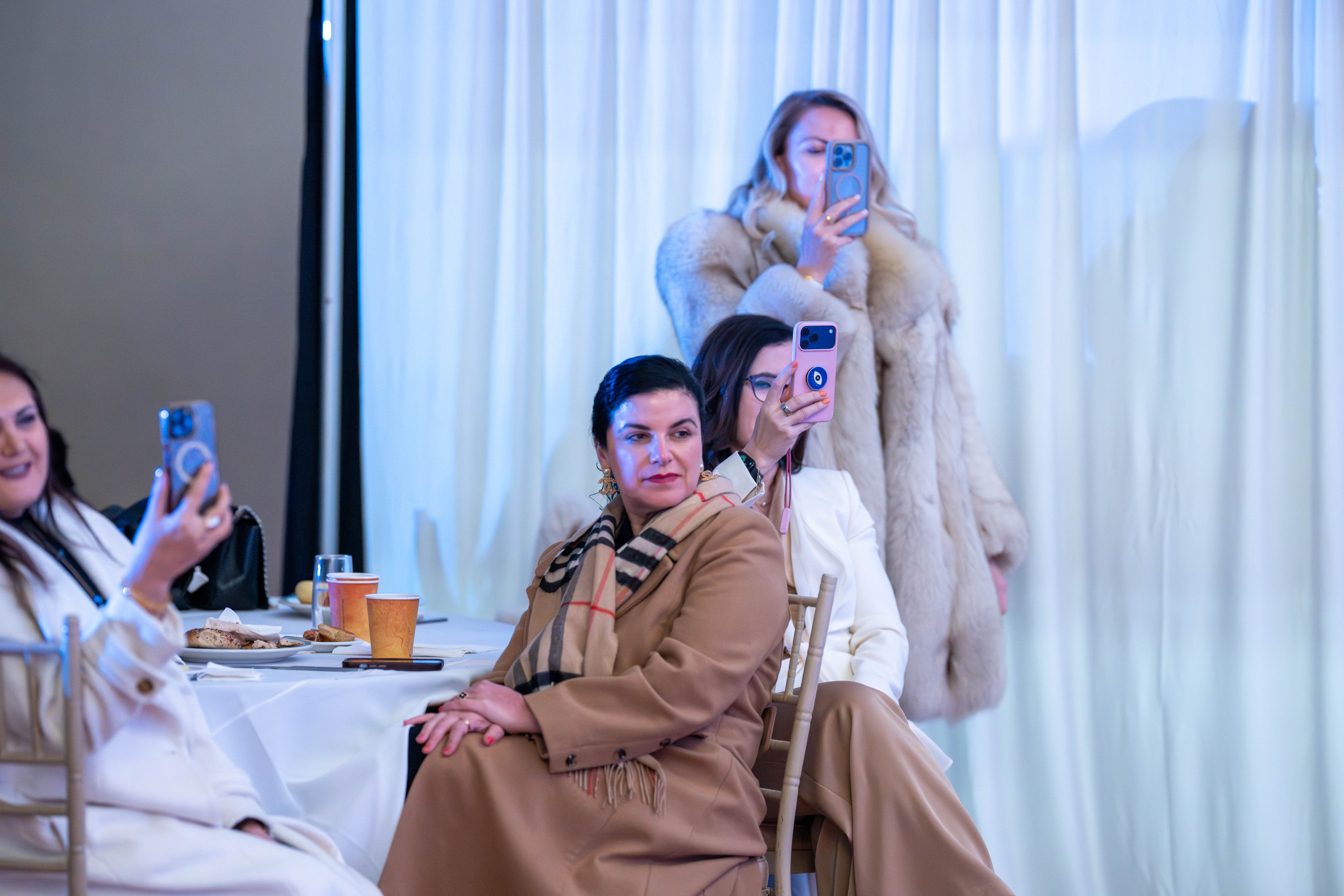 Members of the Albanian organization Zëri Ynë - Our Voice gather at the Grand Colony Hall for a fashion show to raise money for the fight against pediatric cancer in Seaview on Saturday, January 24, 2026. (Owen Reiter for the Advance/SILive.com)