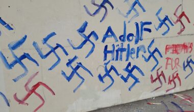 Brooklyn playground covered with more than 50 swastikas in two-day antisemitic attack