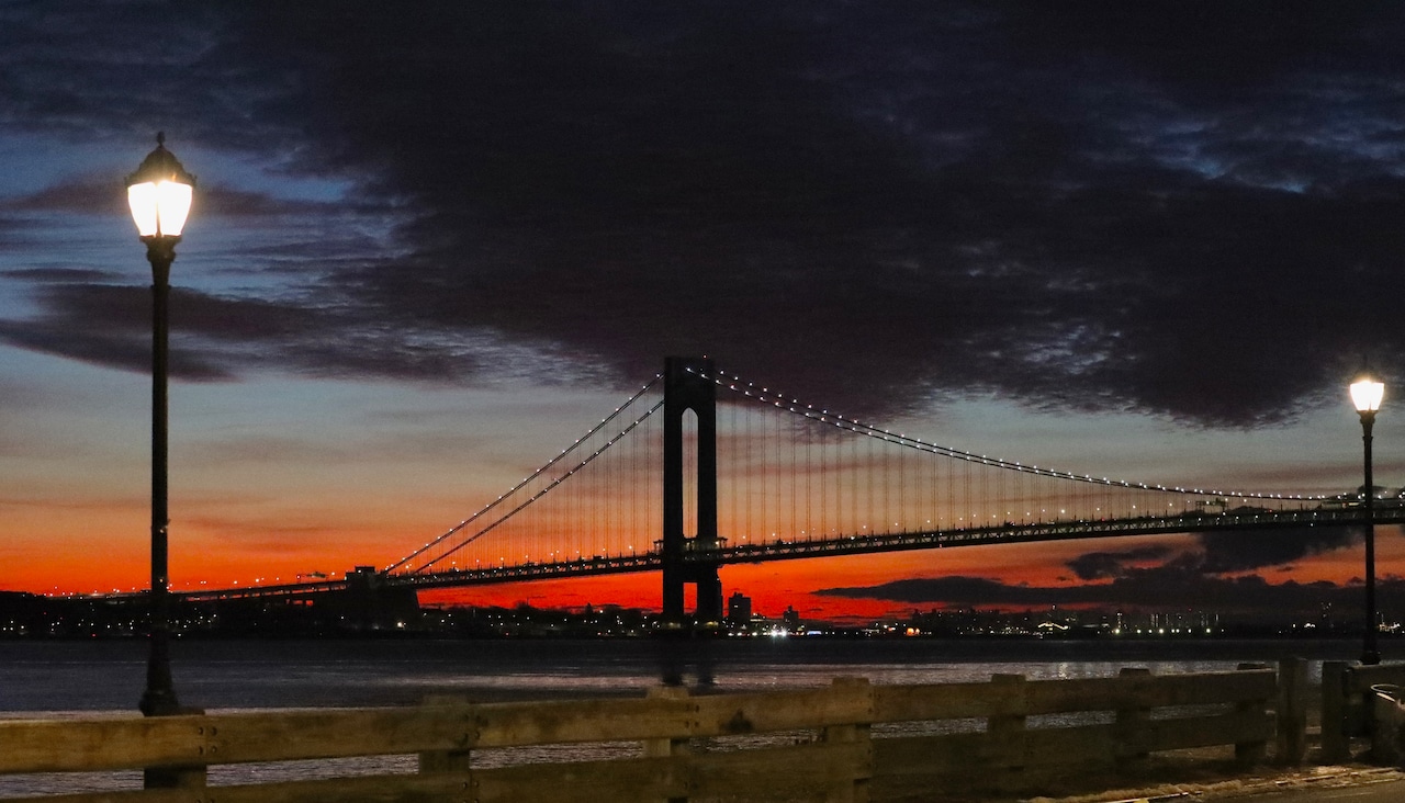 Sunrise over Staten Island