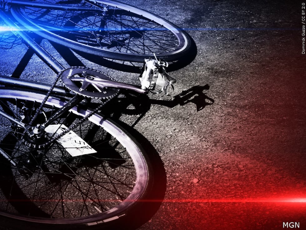 A man was taken to an area hospital after he was injured in a bicycle-sport utility vehicle...