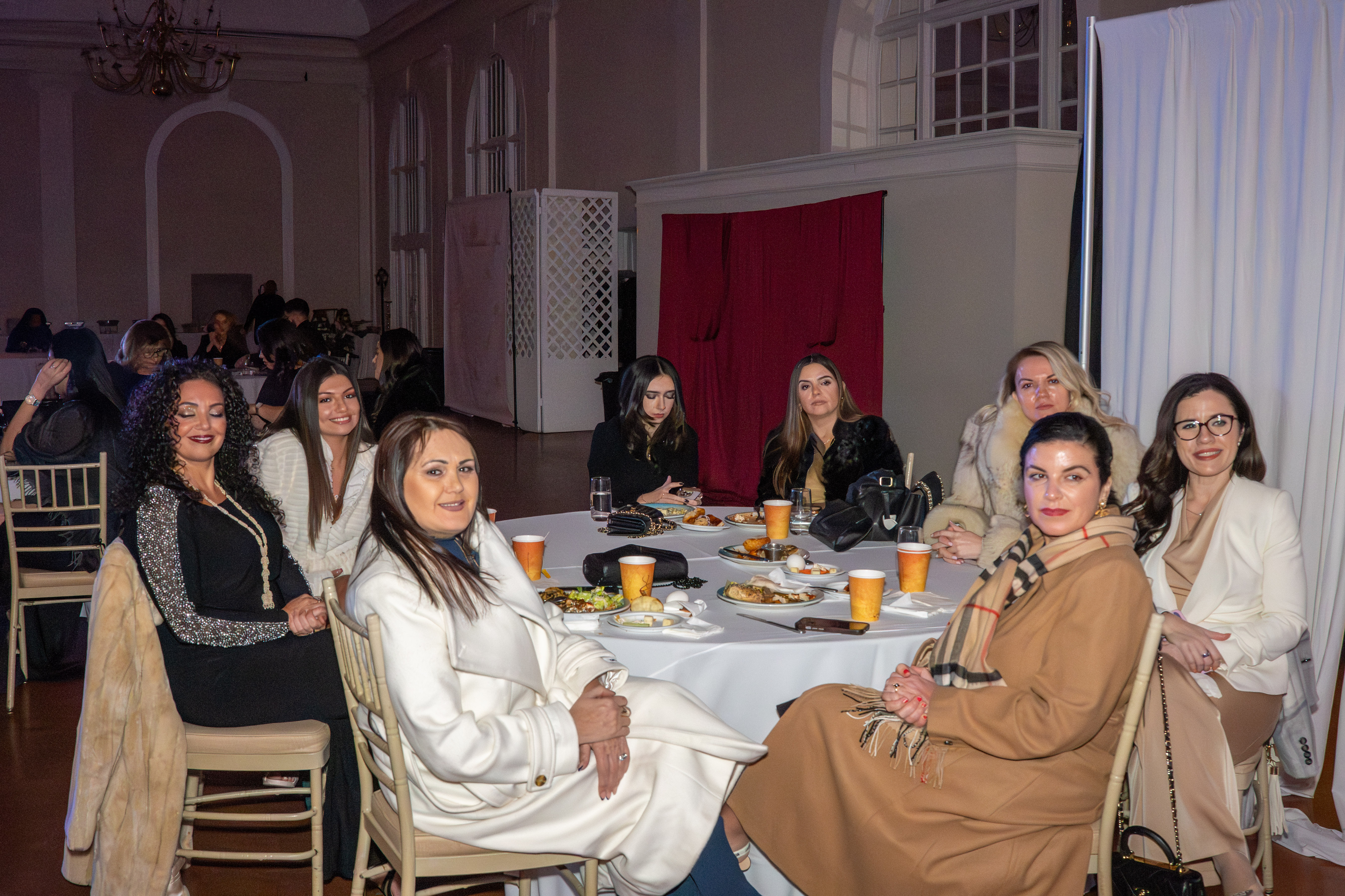 Members of the Albanian organization Zëri Ynë - Our Voice gather at the Grand Colony Hall in Seaview for a fashion show to raise money for the fight against pediatric cancer in Seaview on Saturday, January 24, 2026. (Owen Reiter for the Advance/SILive.com)