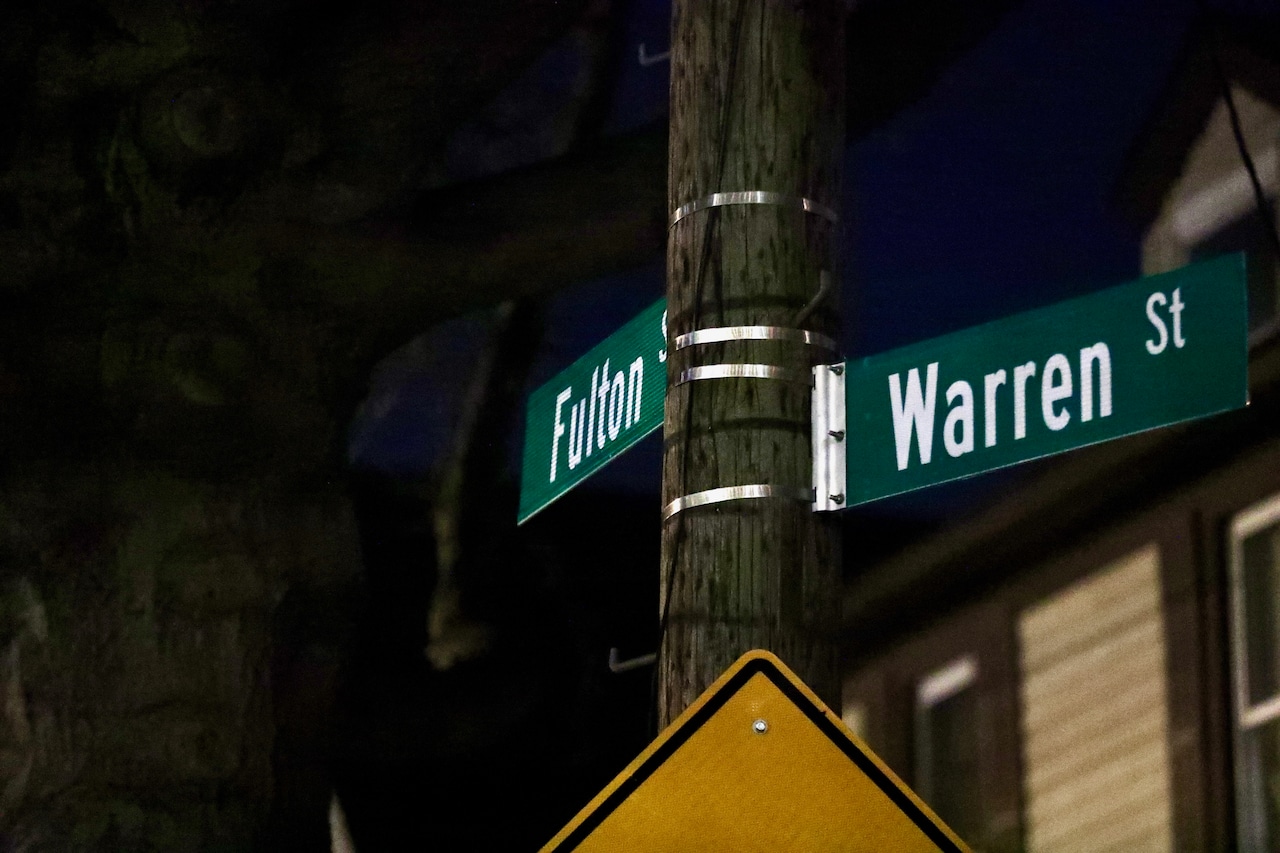 Water main break in Stapleton