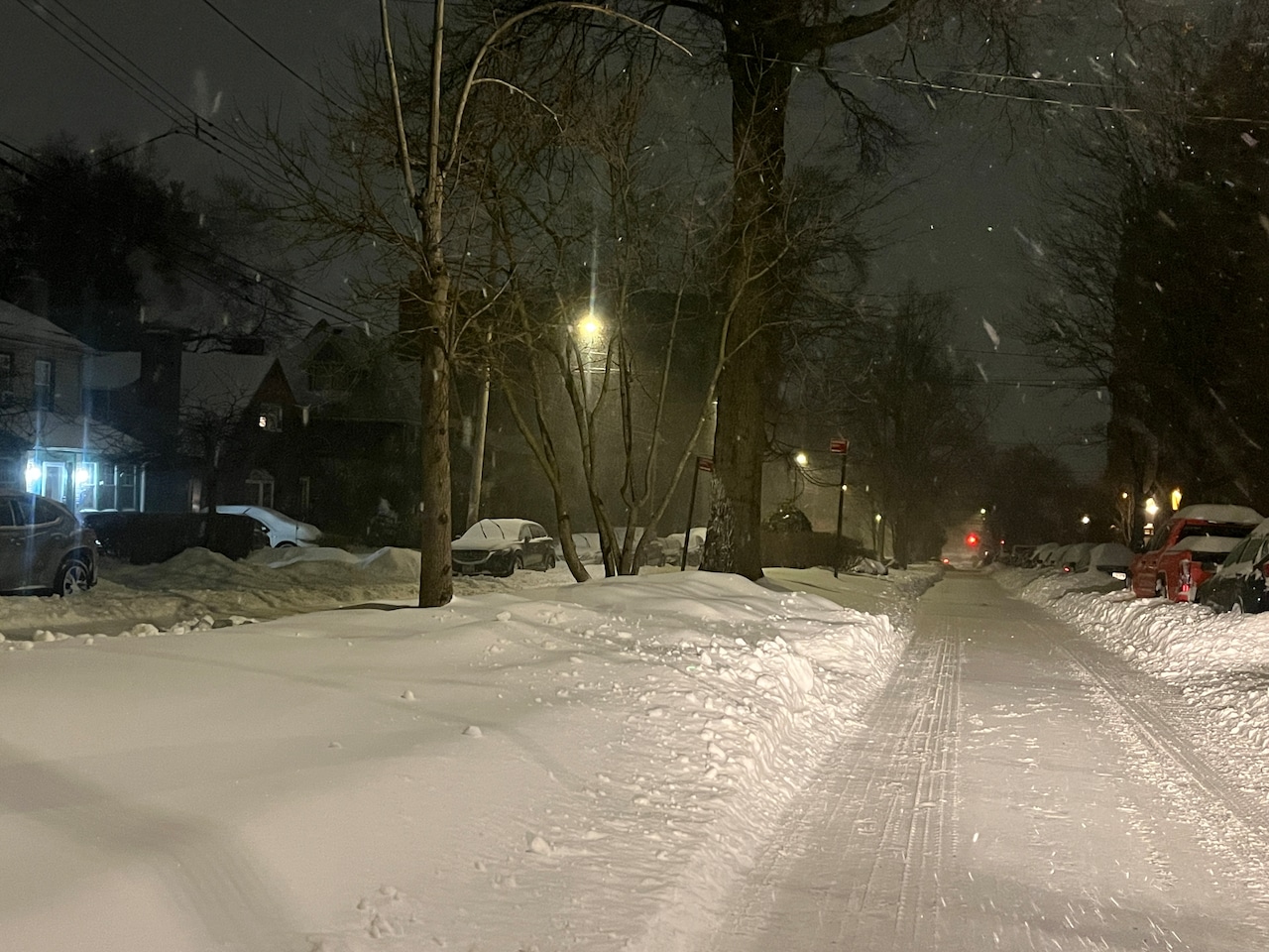 Major snowstorm on Staten Island