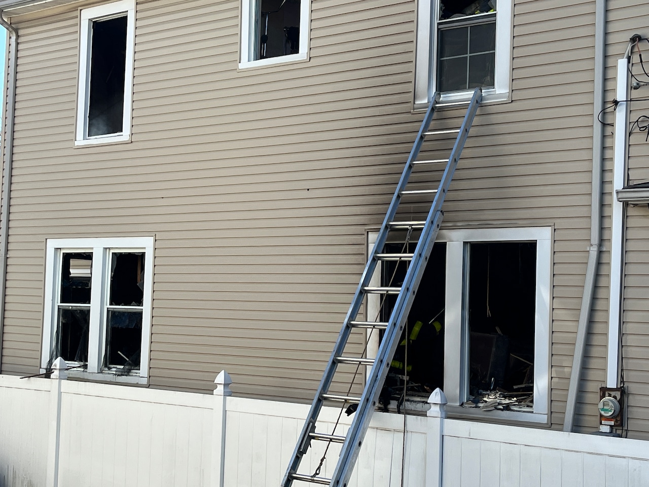 House fire in Mariners Harbor