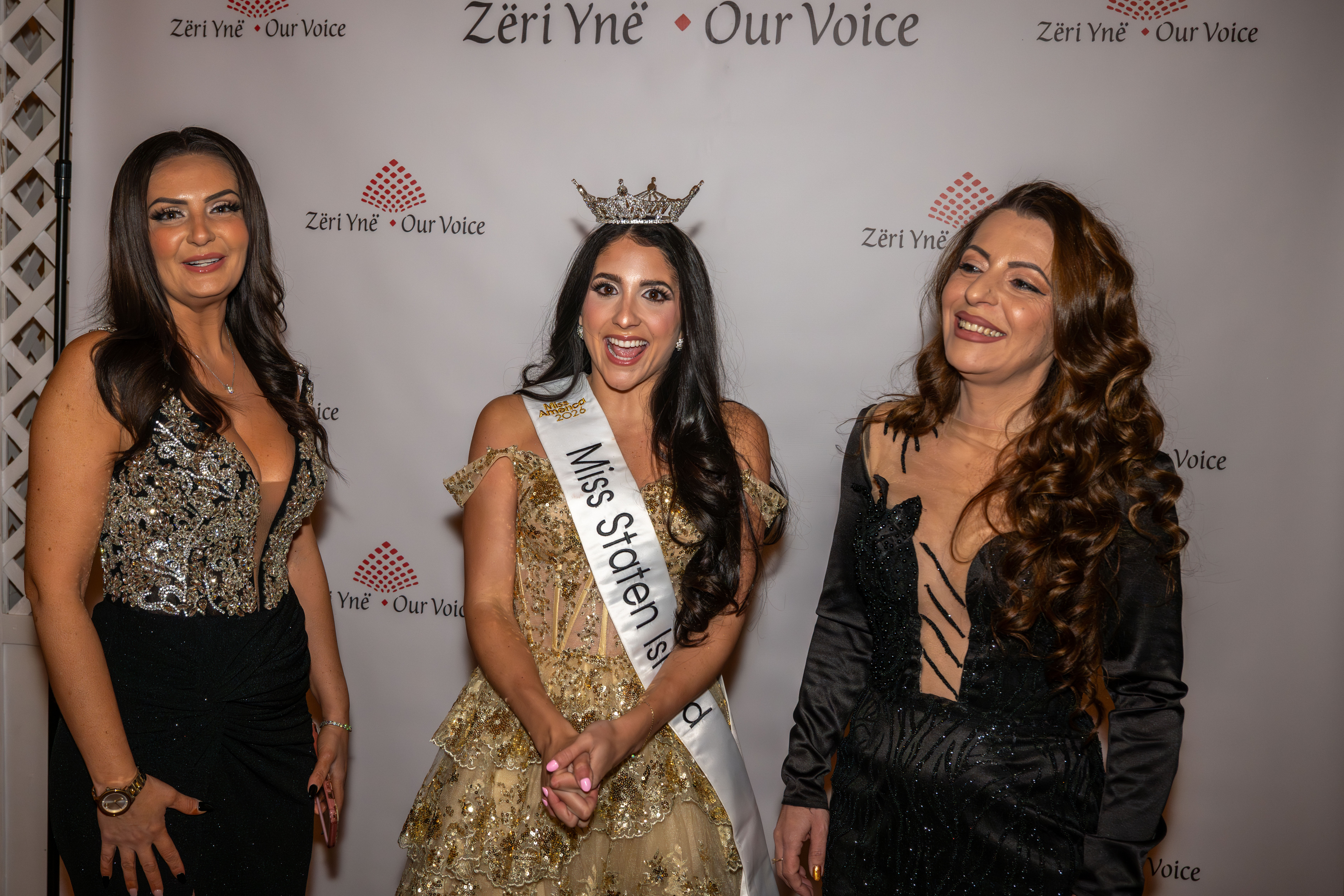 Members of the Albanian organization Zëri Ynë - Our Voice gather at the Grand Colony Hall for a fashion show to raise money for the fight against pediatric cancer in Seaview on Saturday, January 24, 2026. (Owen Reiter for the Advance/SILive.com)