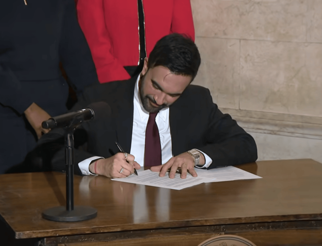 New York Cty Mayor Zohran Mamdani