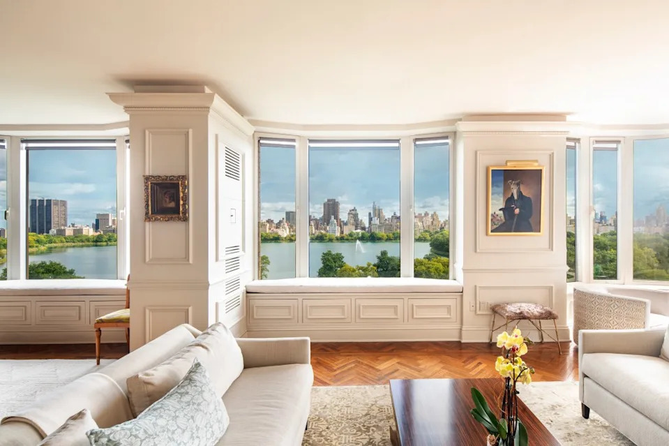 The three-bedroom Upper West Side apartment was bought under a trust. Brown Harris Stevens